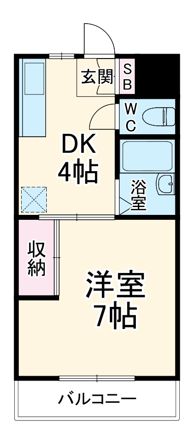 ハーベスト上島の間取り