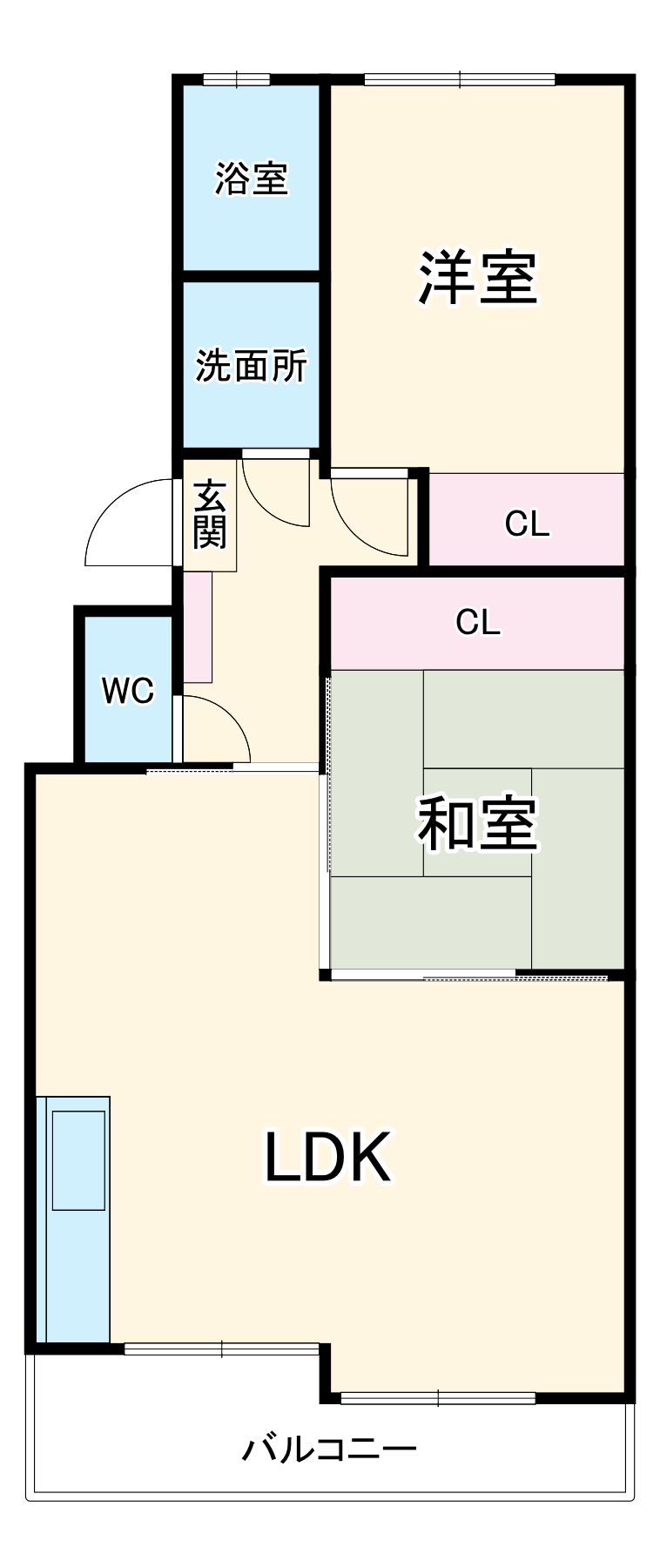 ハイツ吹上の間取り