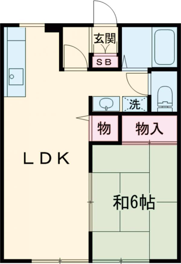 パナハイツ大原の間取り