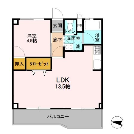 農住メゾン霞の間取り