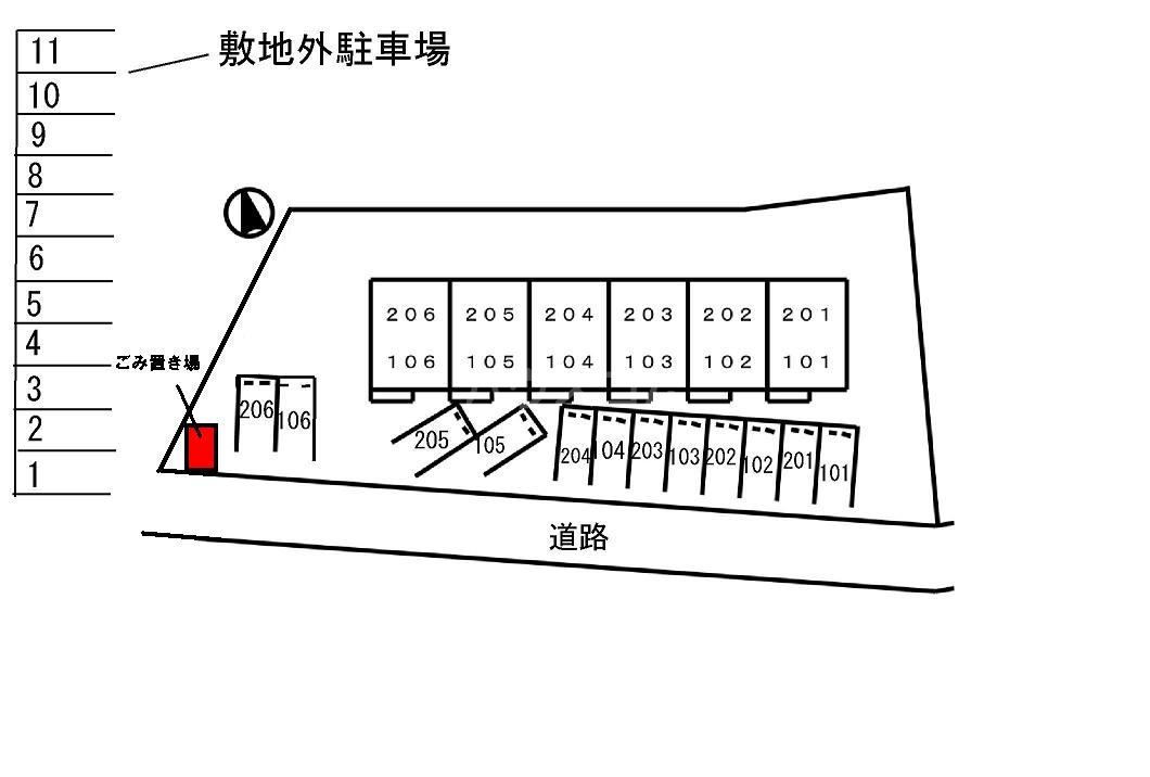 15/17 駐車場