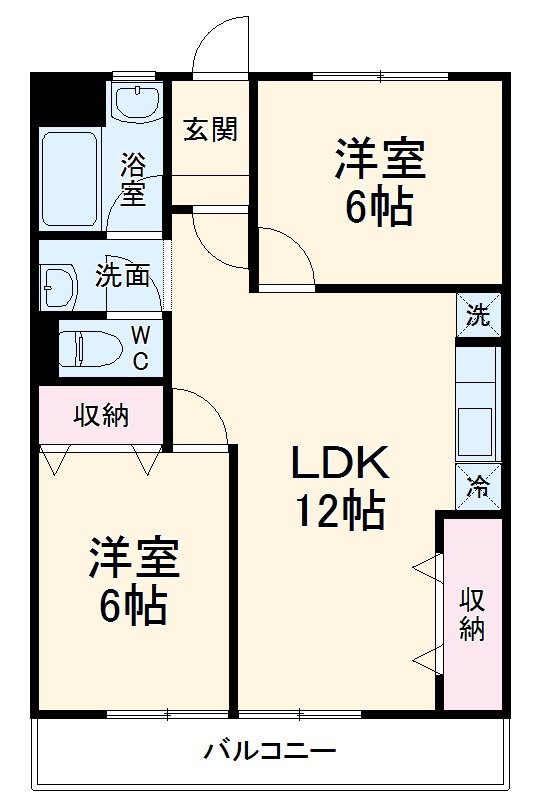 メゾン大和の間取り