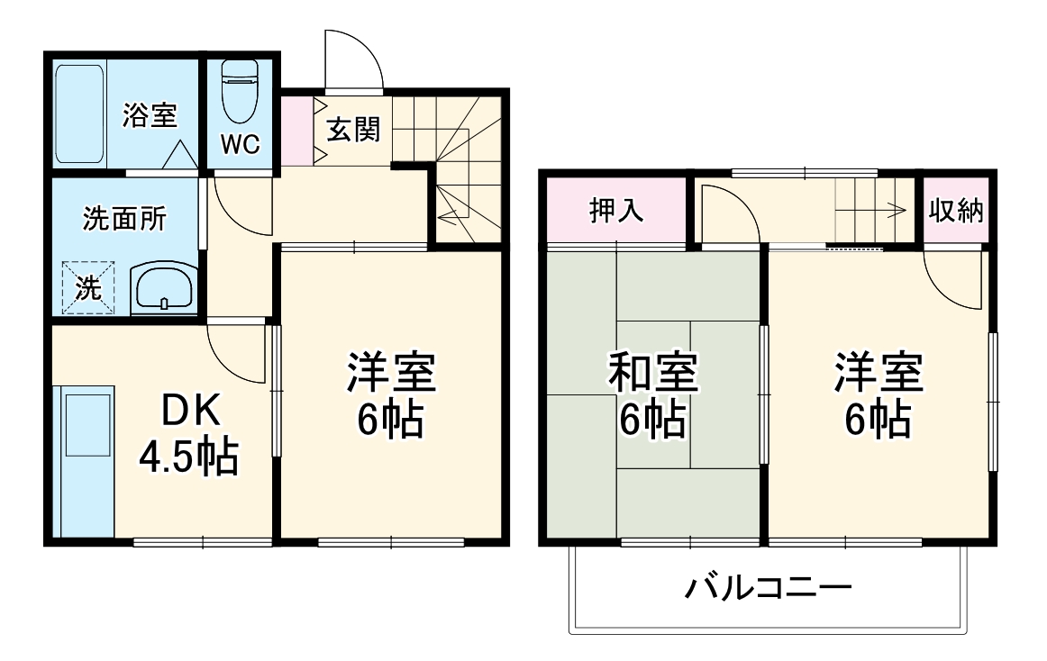 ビューテラスの間取り