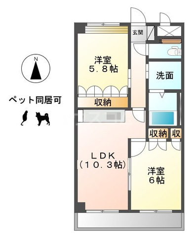 グランディアⅡの間取り