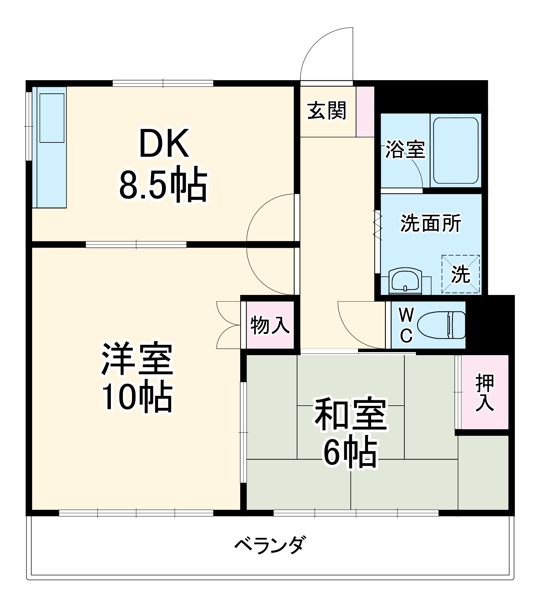ヤマキエステート岐南の間取り