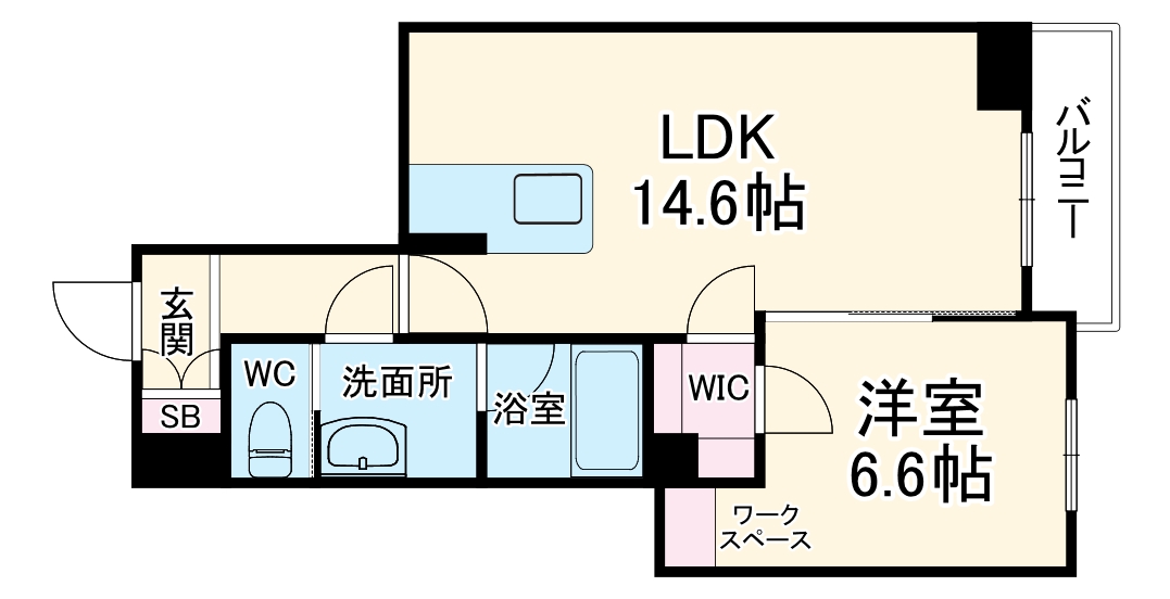 シャーメゾン仁王門通の間取り