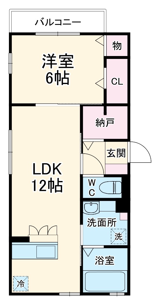リビングNKの間取り