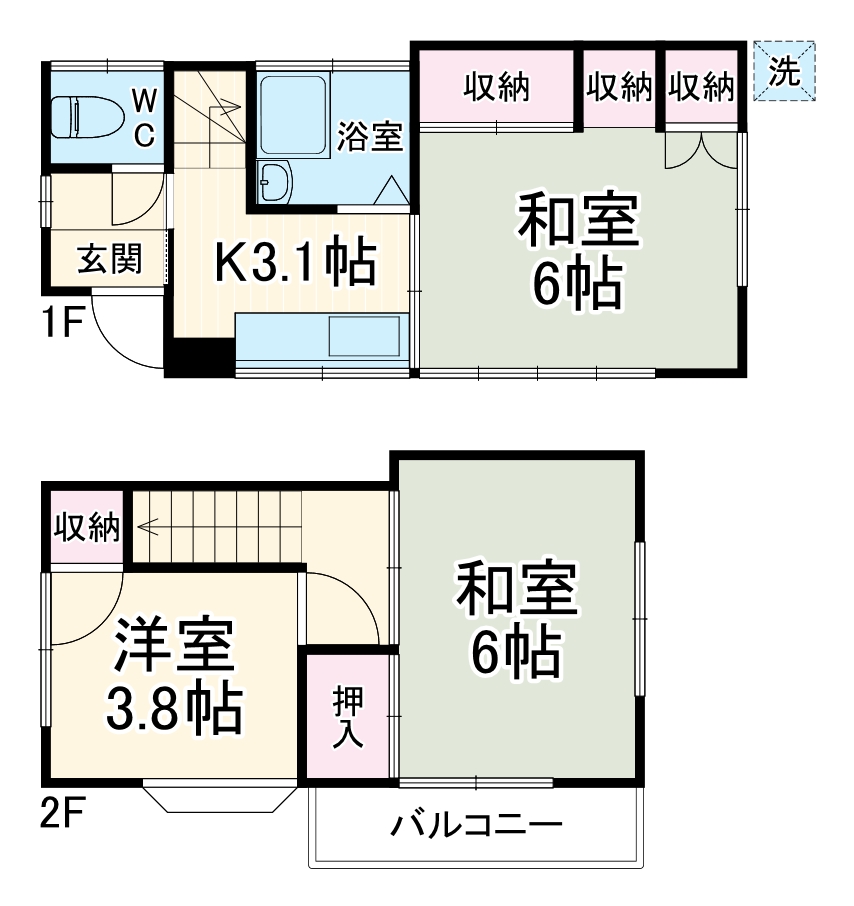 青葉1丁目戸建の間取り