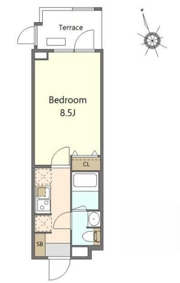 Ｓ－ＲＥＳＩＤＥＮＣＥ玉川学園前の間取り