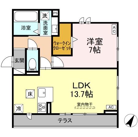 D-avance向山東の間取り