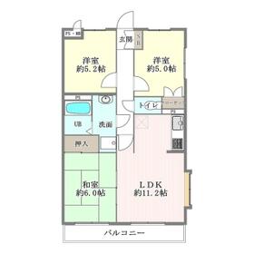 美晴マンションA棟の間取り