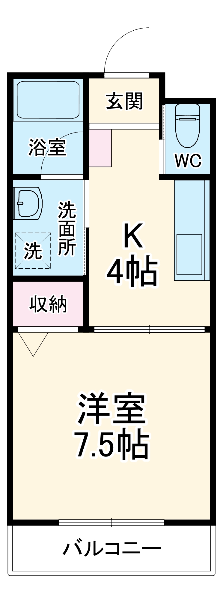 アーバンヒルズ元浜の間取り