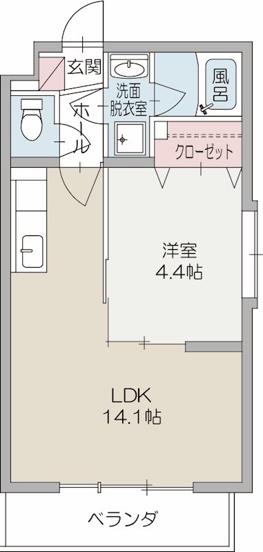 モンターニュFujiの間取り