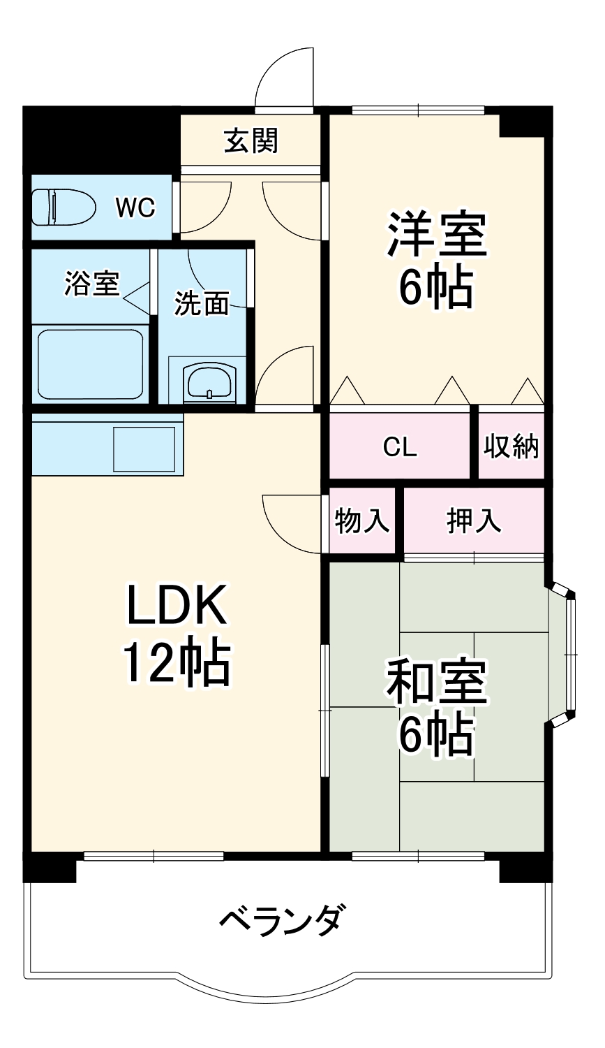 ルミナス吉田の間取り