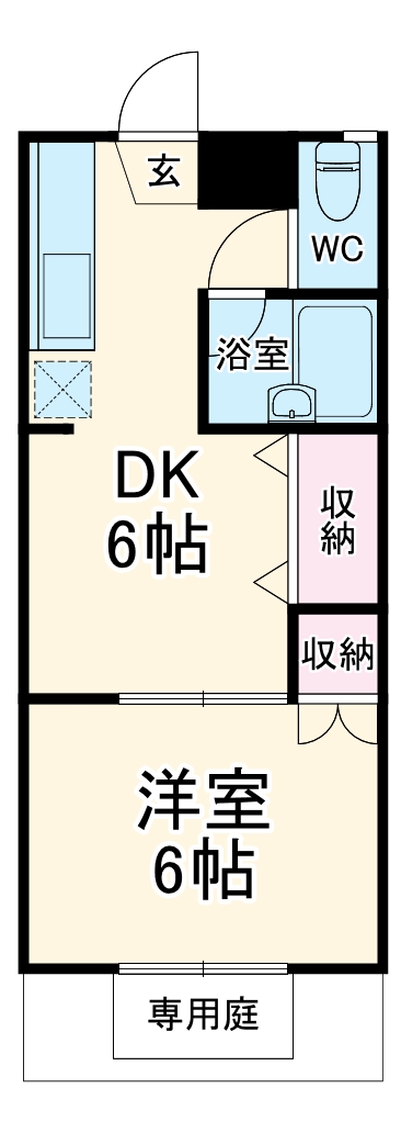 コーポあけぼのの間取り