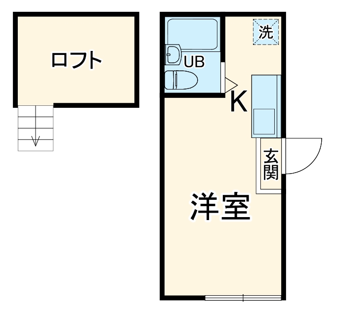 リバーハイツの間取り