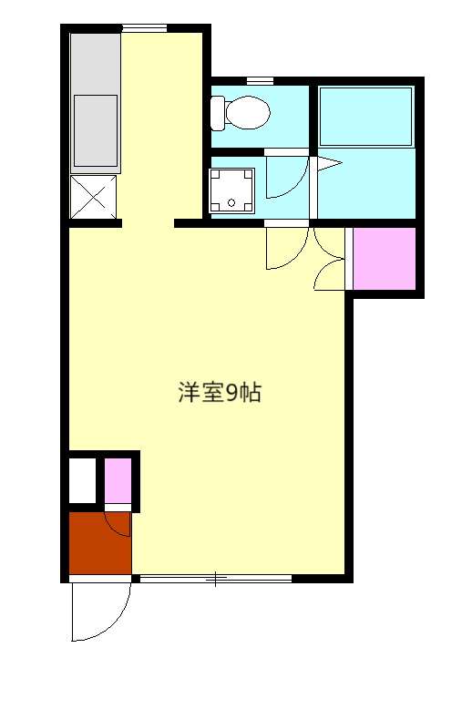 ノーブル富水の間取り