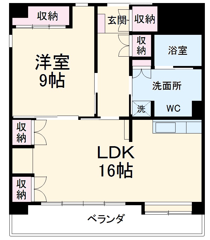 サンリット一番館の間取り