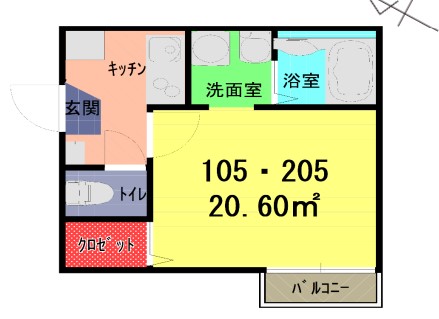 ソフィアテラス武里の間取り