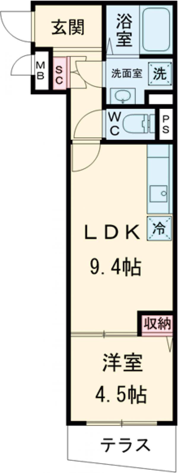 NEXAS EBARAの間取り