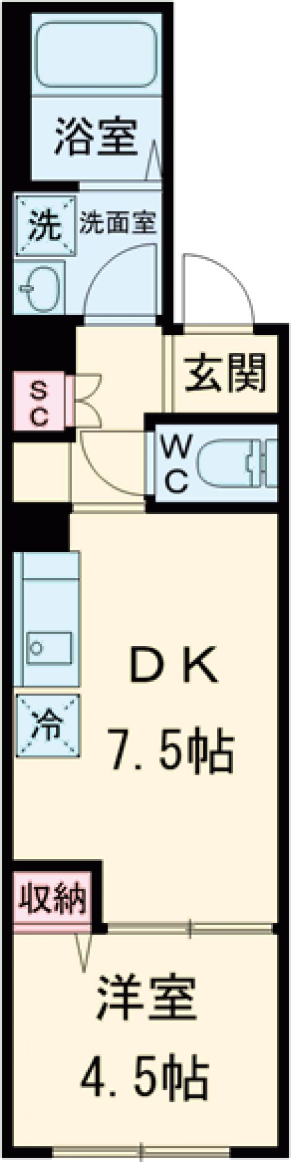 NEXAS EBARAの間取り