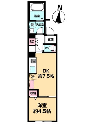 NEXAS EBARAの間取り