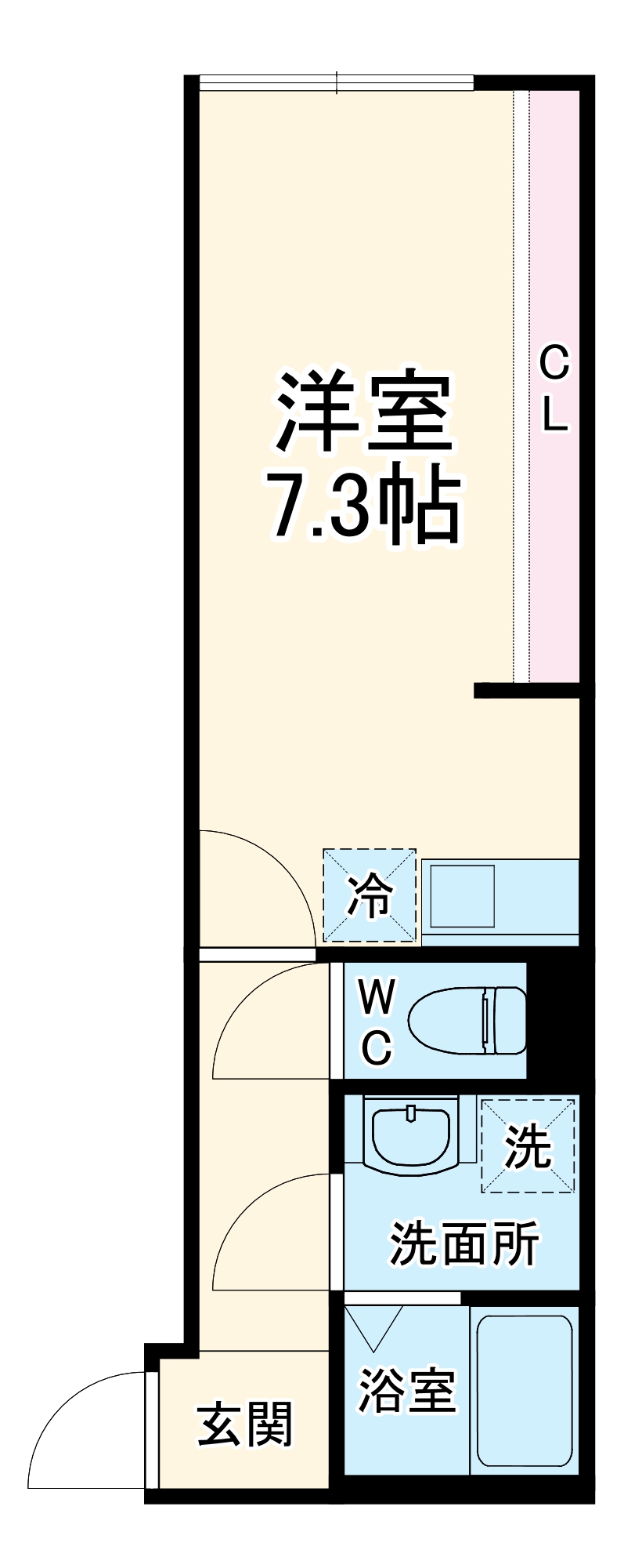 Ambition西区土屋の間取り