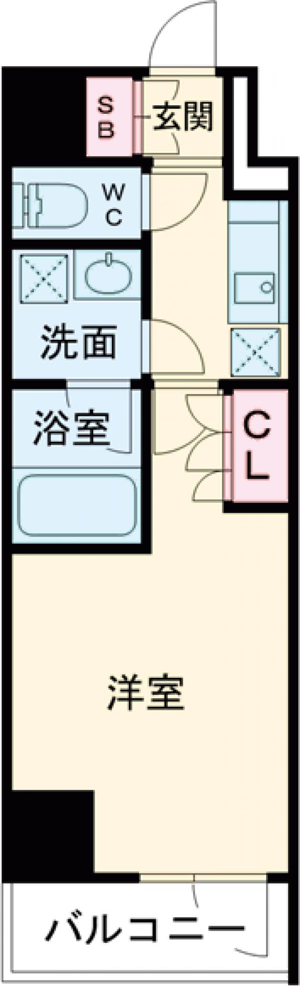 シーズンフラッツ新大塚の間取り