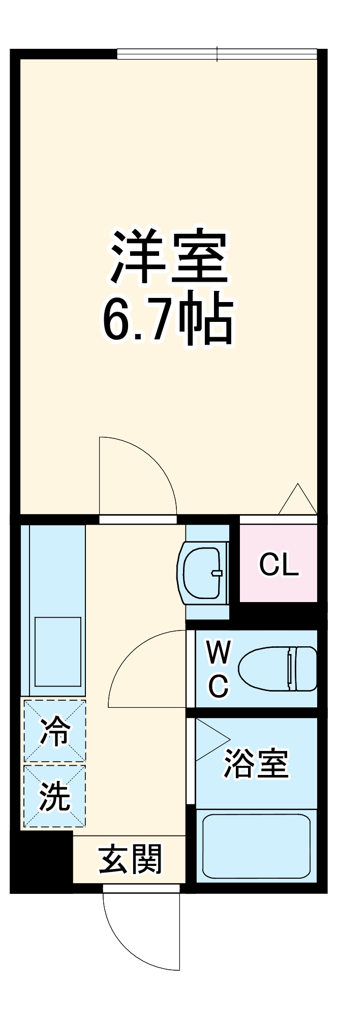 Ambition西区土屋の間取り