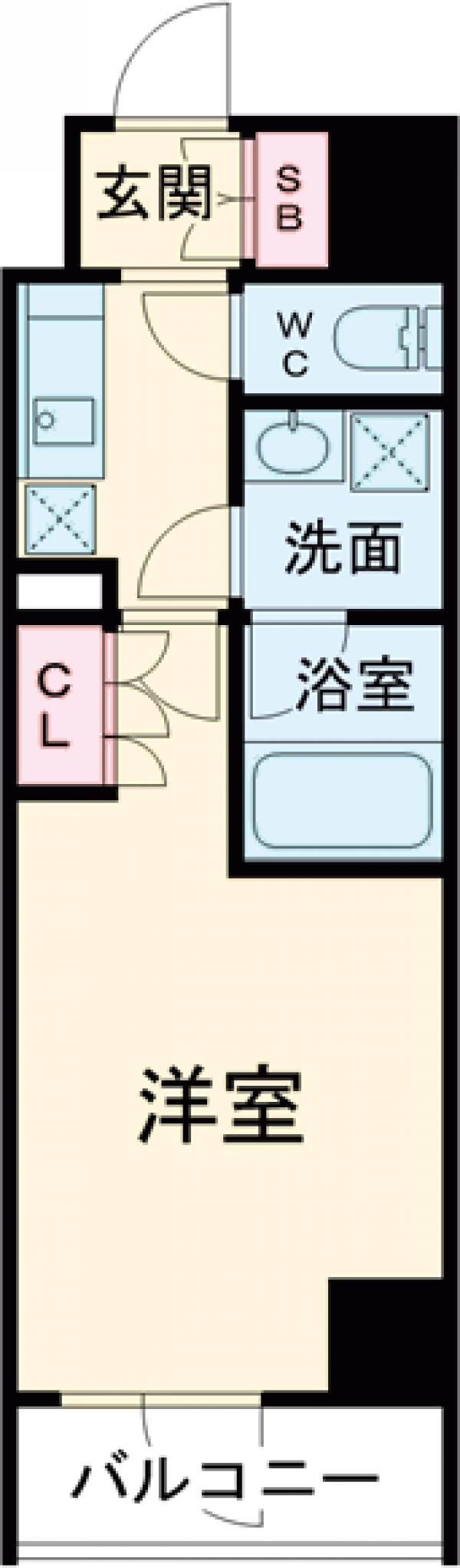 シーズンフラッツ新大塚の間取り
