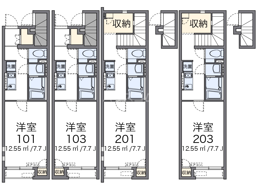 3/8 間取