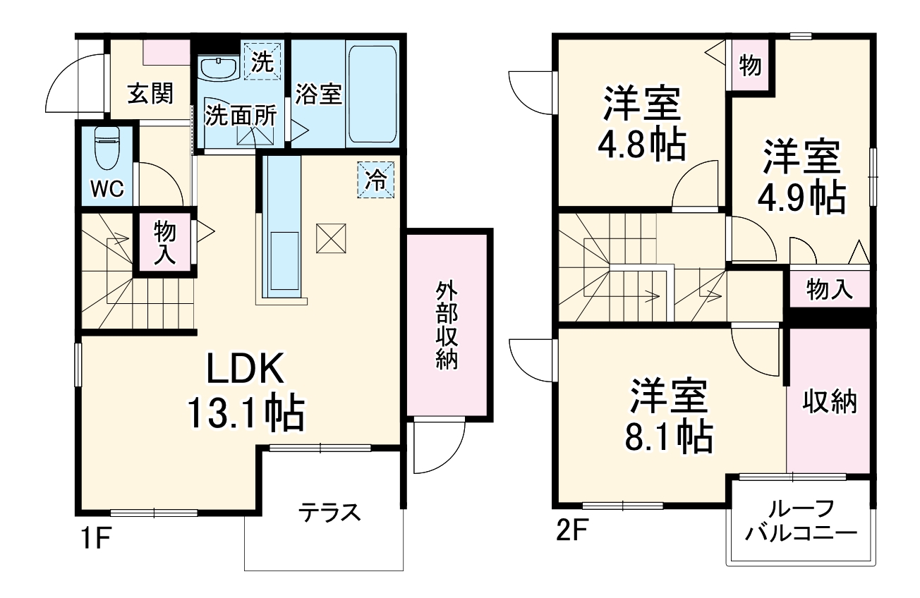 美園ミノリエの間取り