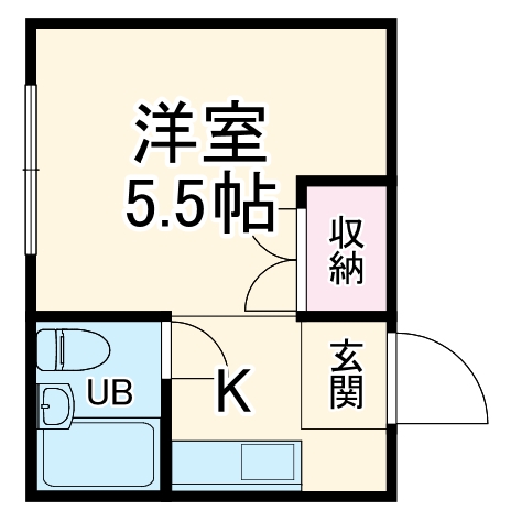 コーポミツワの間取り