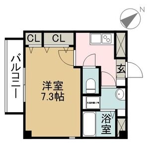 Annex Hiraiの間取り