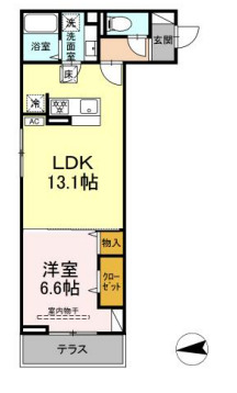 マーリエの間取り
