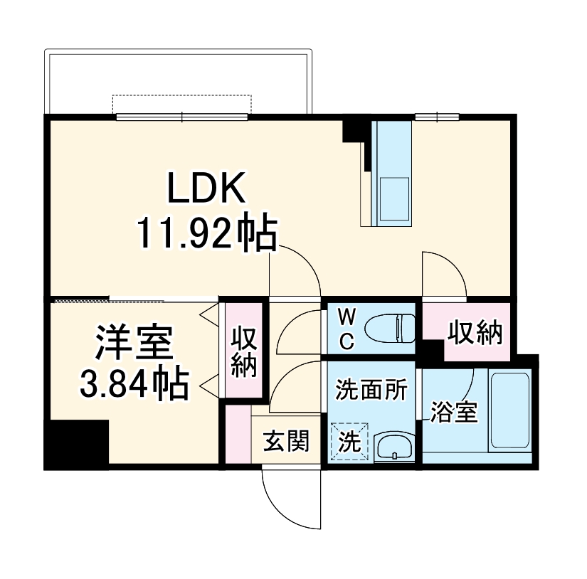Alivis船橋夏見 の間取り