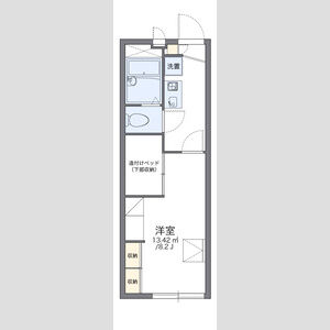 レオパレス長谷川の間取り