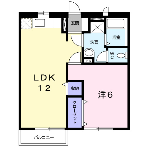 レイクサイドドミールの間取り