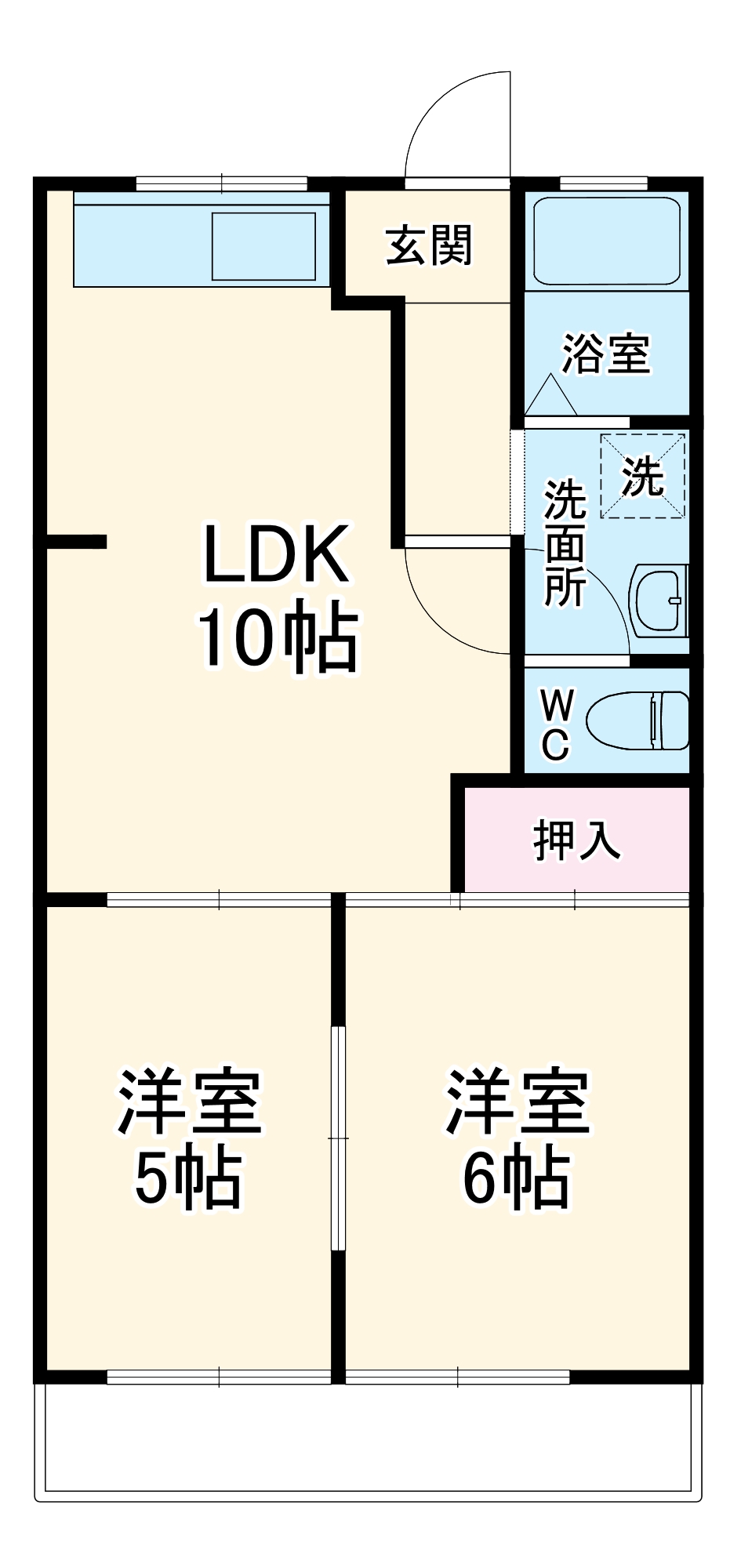 コーポラスN&Aの間取り