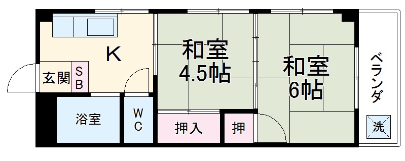 大東ビルの間取り