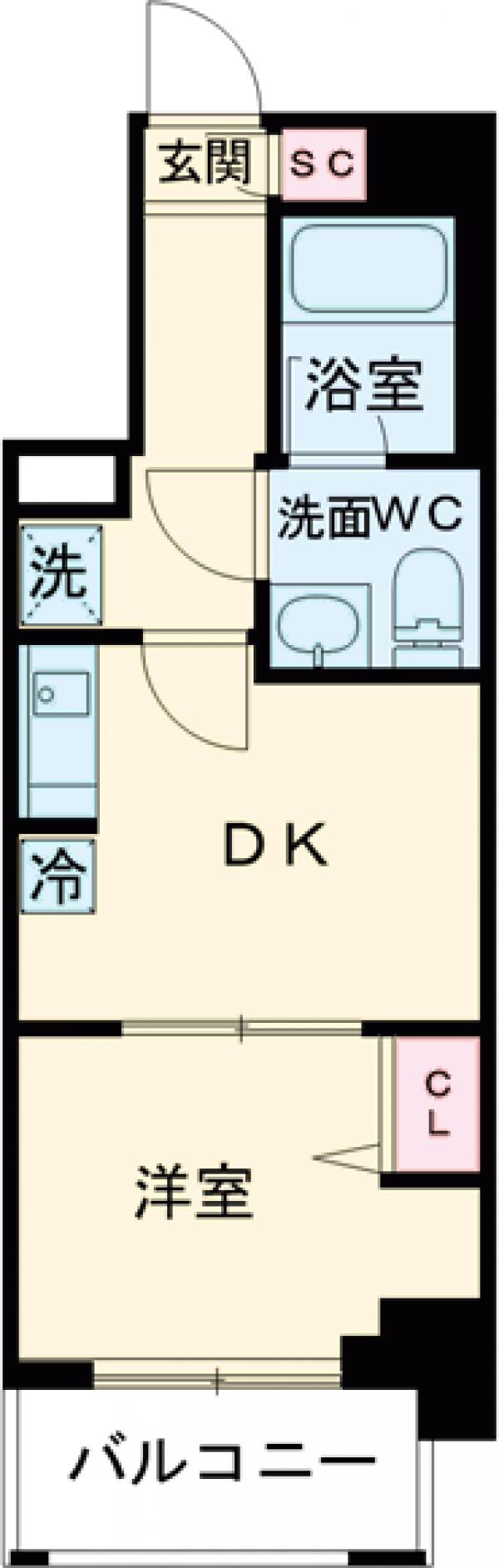 クラリティア綾瀬の間取り