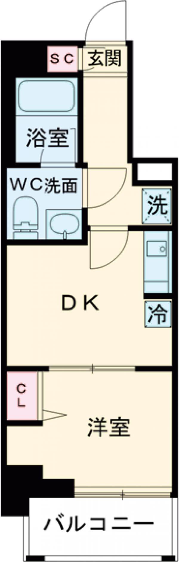 クラリティア綾瀬の間取り