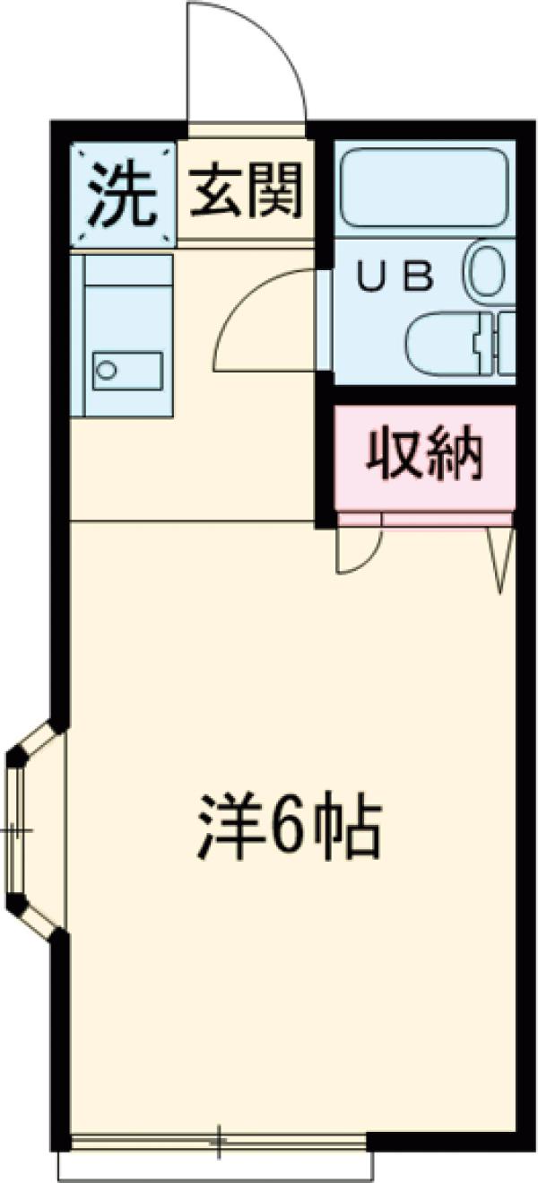 プチメゾン北条の間取り