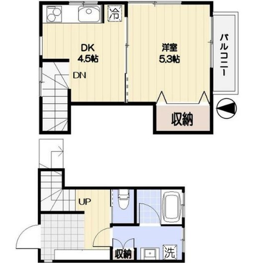 西荻北4丁目住宅の間取り