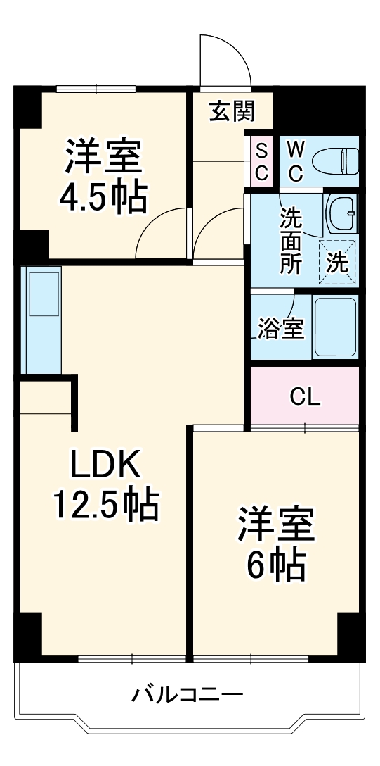 入間市駅前第二ビルの間取り