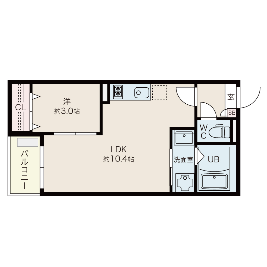 Jack yamaguchiⅠの間取り