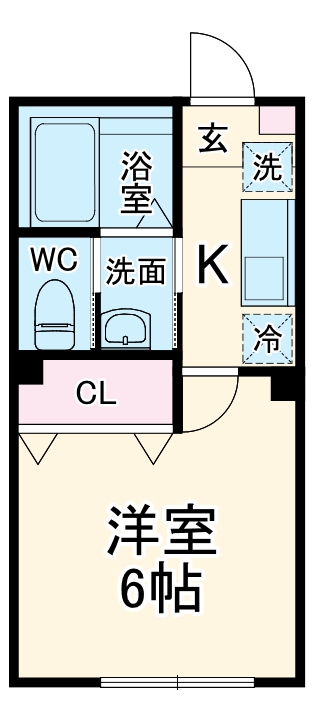 エキニア検見川の間取り