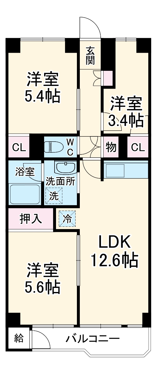 志木ファイブハイツの間取り
