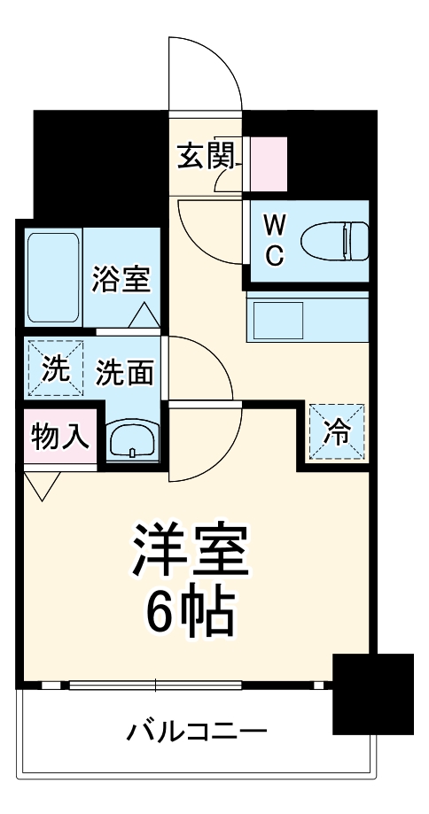 ファーストフィオーレ蛍池ソラーレの間取り