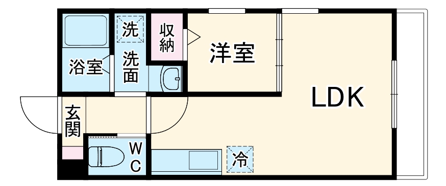 ルストーレ味鋺の間取り